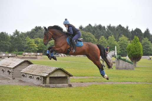 BDRC member jumping her horse