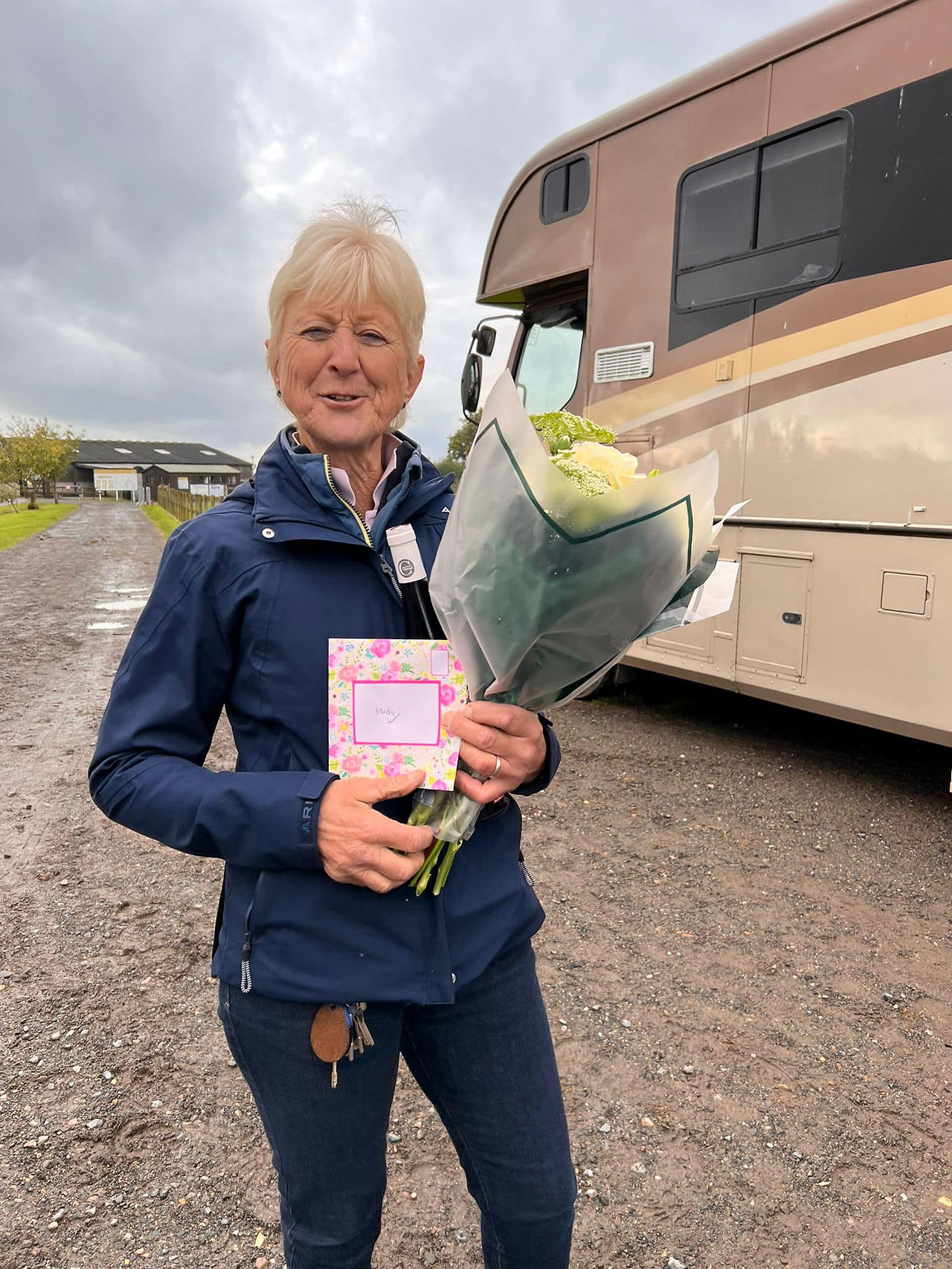 BDRC coach with birthday gifts
