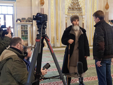Муфтий Чеченской Республики Салах-Хаджи Межиев дал интервью телеканалу Russia Today