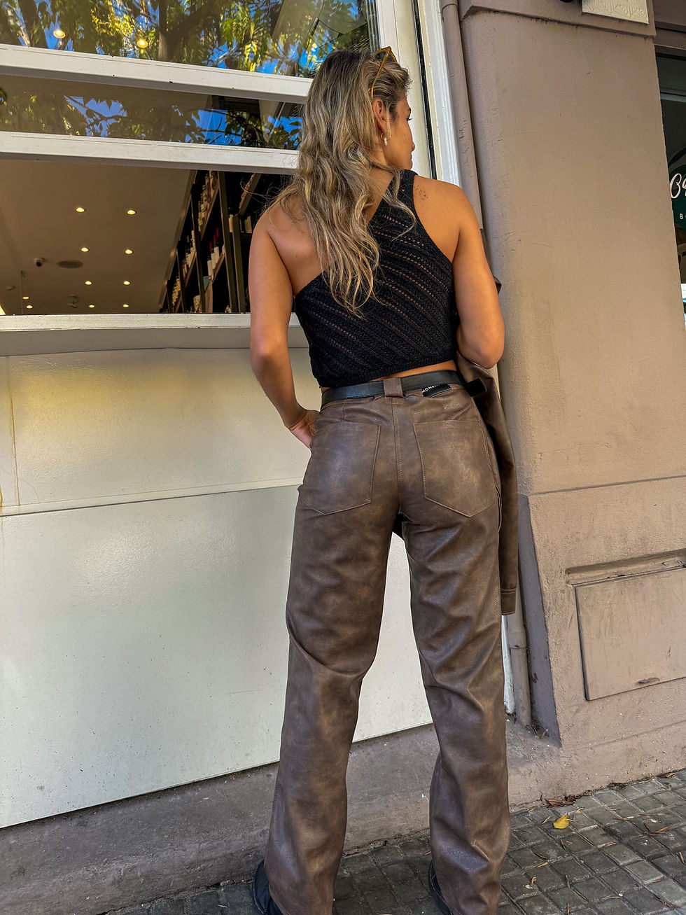 Miniatura: Pant vintage brown 