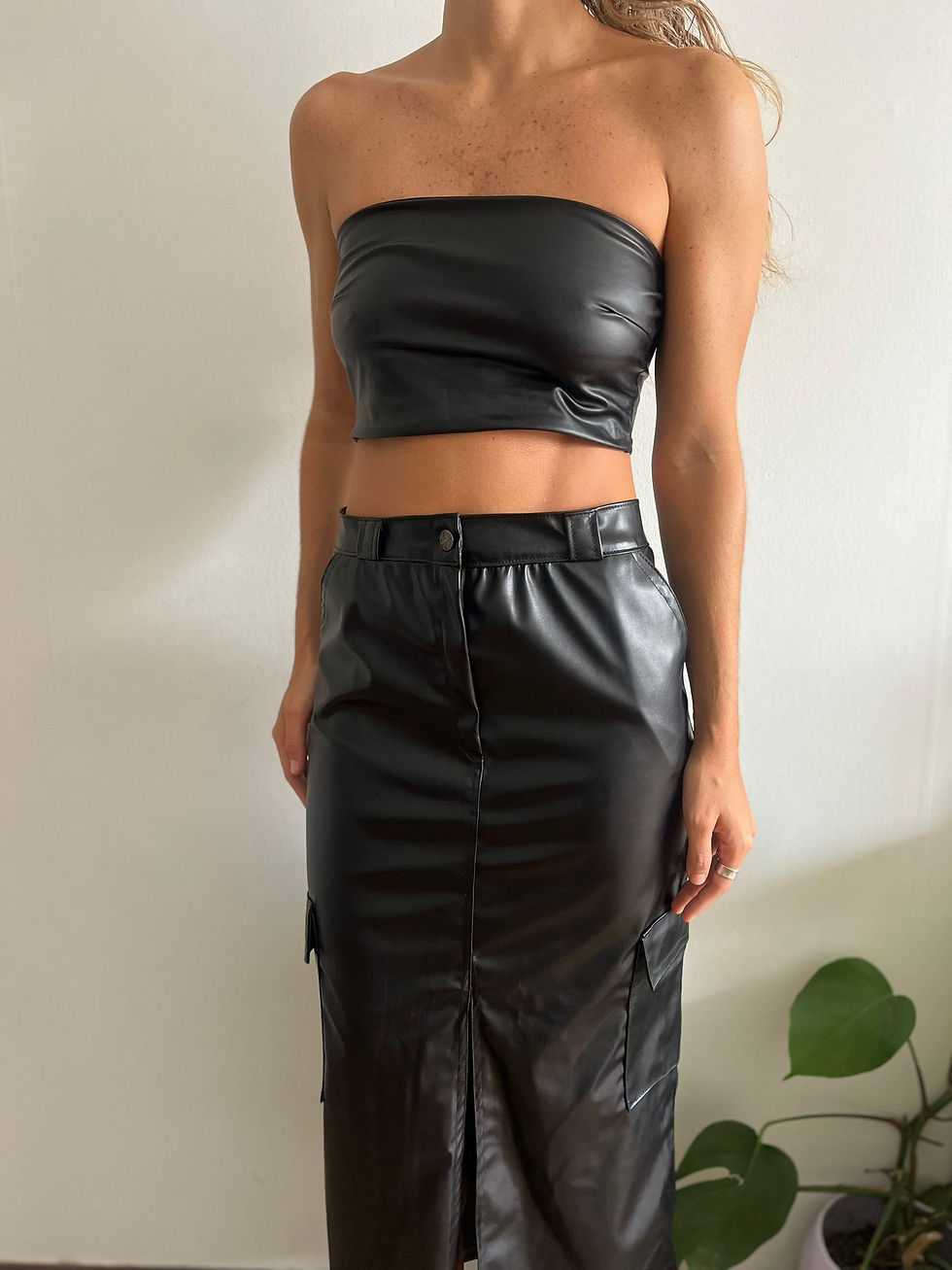 Miniatura: Falda cargo black