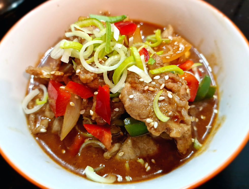 Arranged Food and Objects