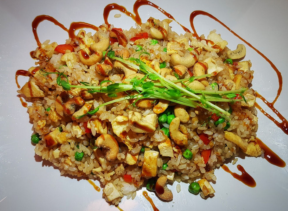 Arranged Food and Objects