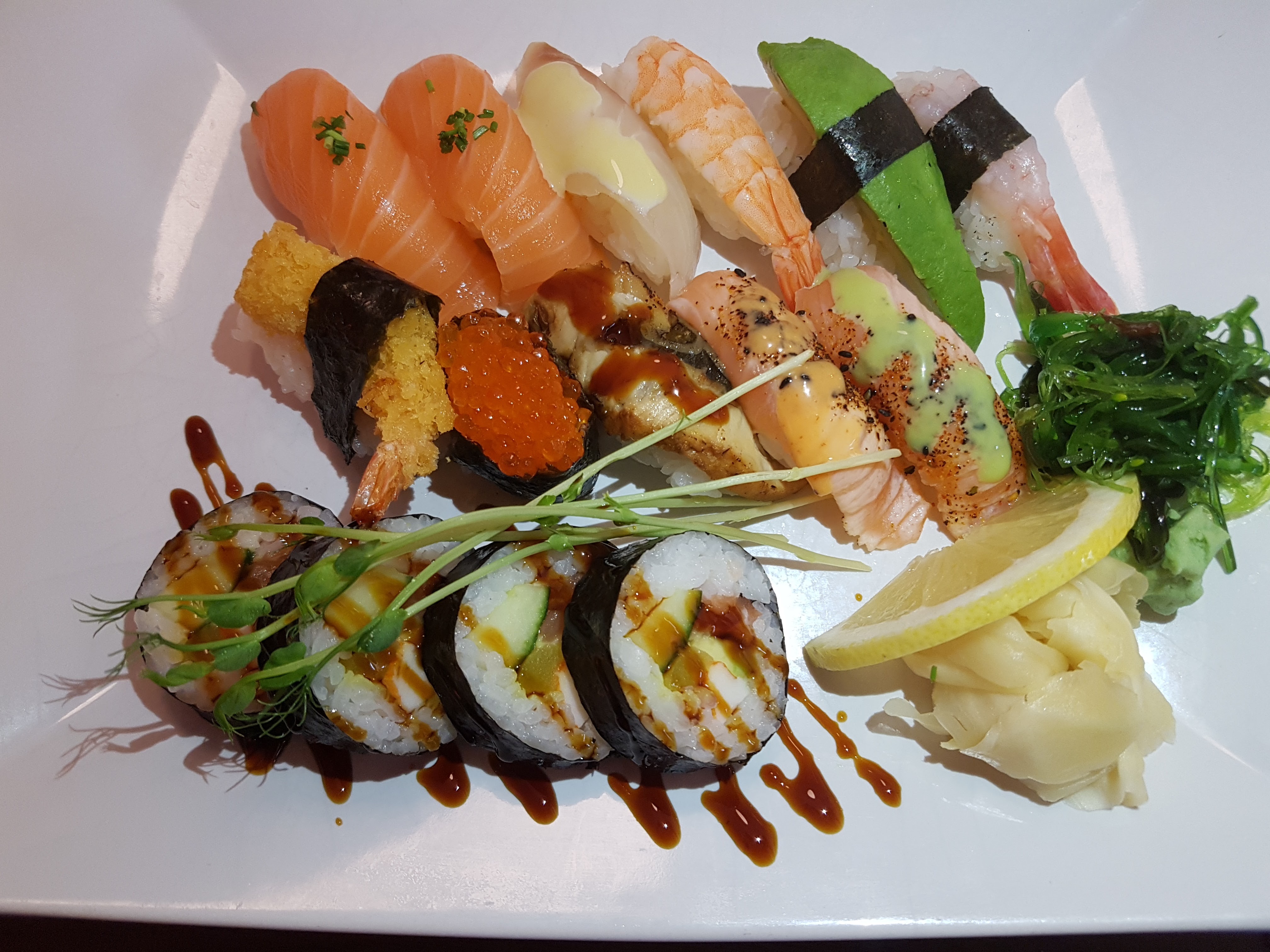 Arranged Food and Objects