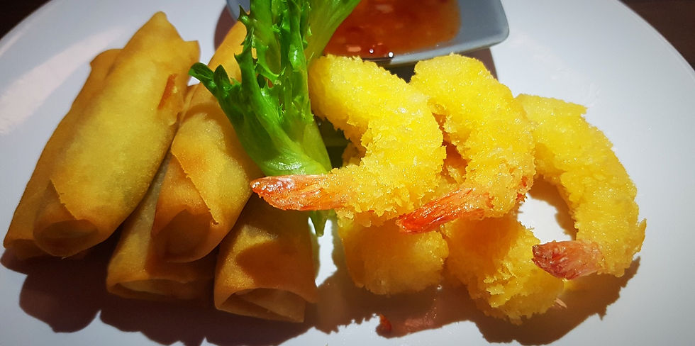 Arranged Food and Objects