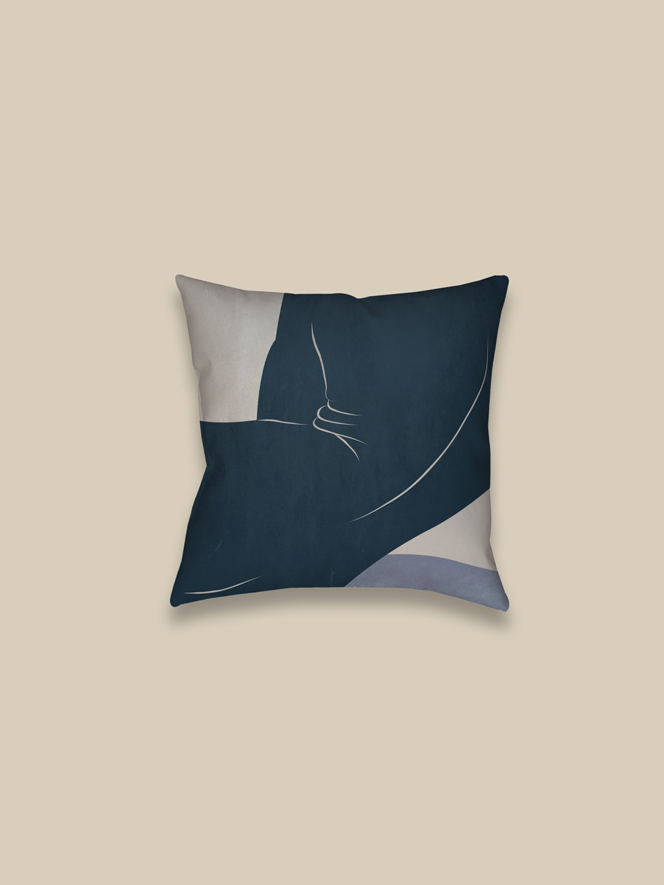 Gender pillow double sided blue (2pcs)