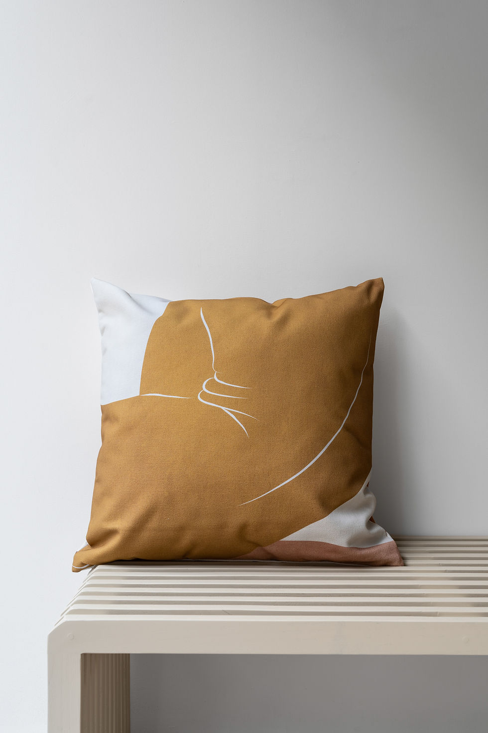 Thumbnail: Gender pillow double sided yellow (2pcs)