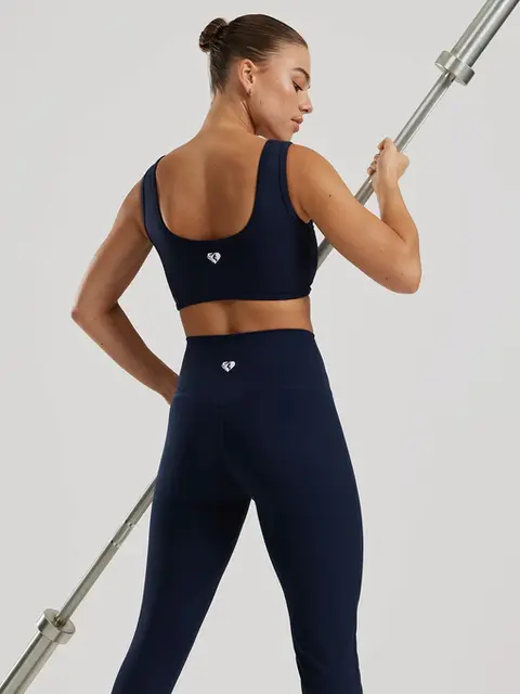 Women's Best sapphire blue sports bra