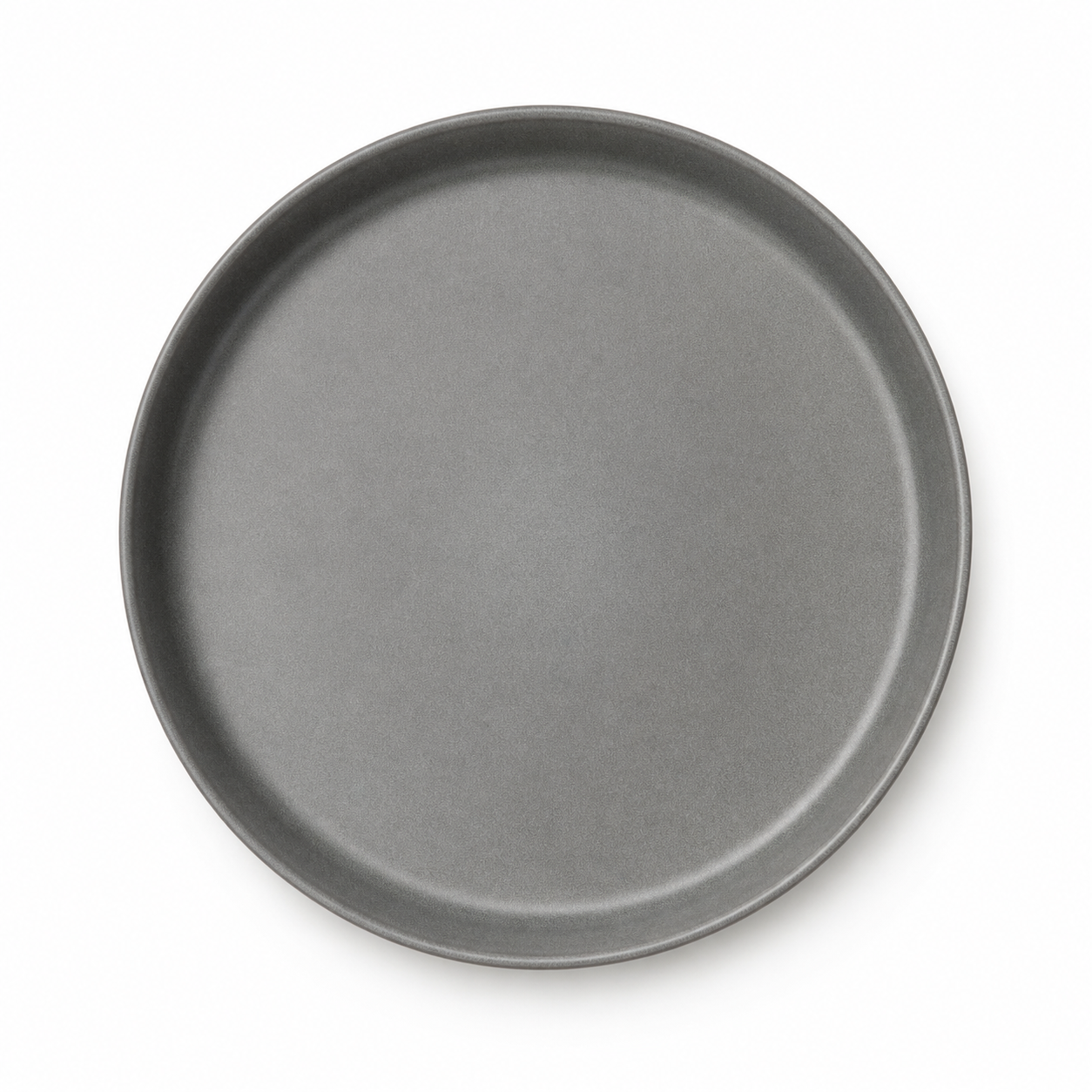 Plato principal gris claro acanalado 27 cm