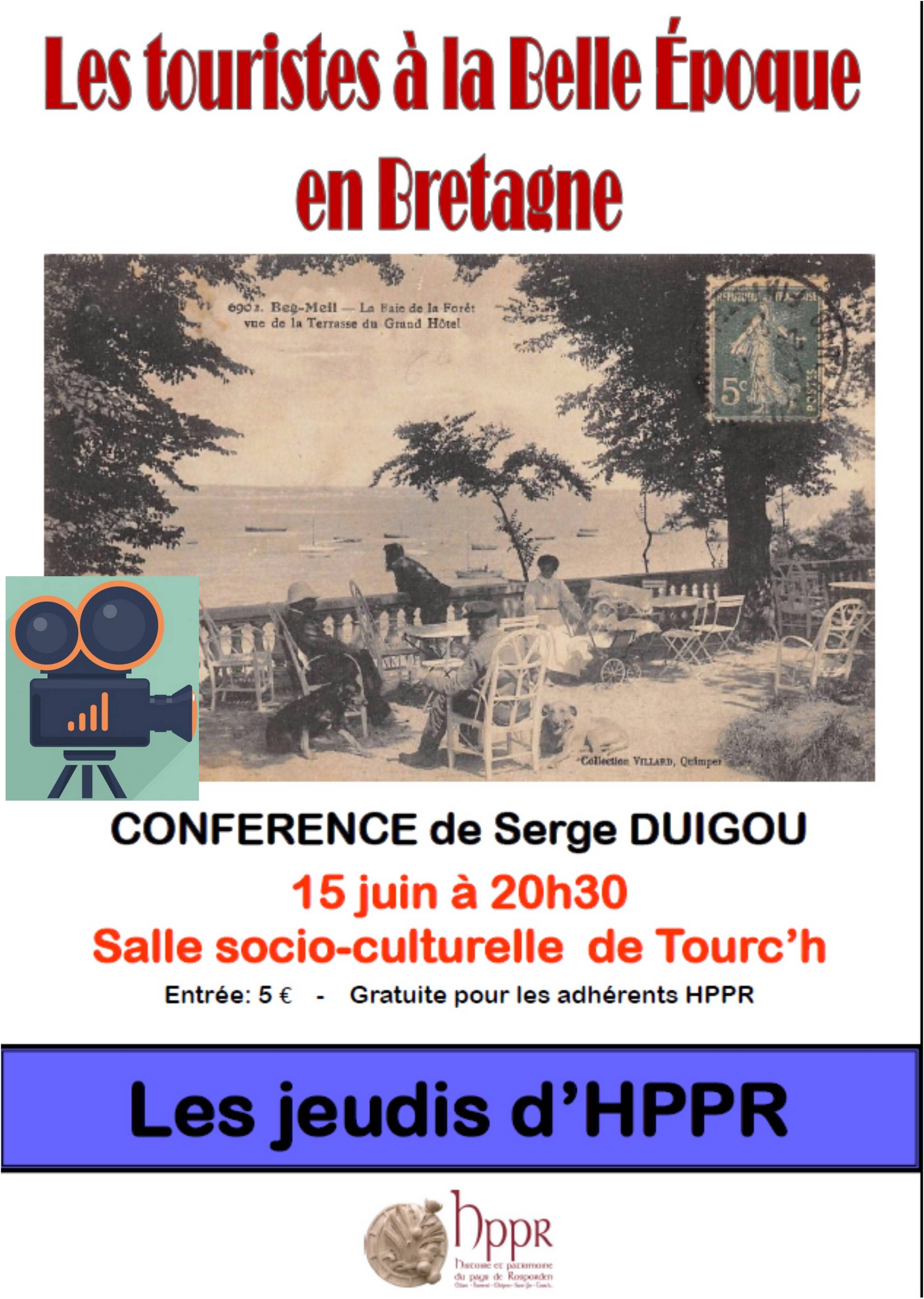 Serge DUIGOU: Touristes Belle époqu