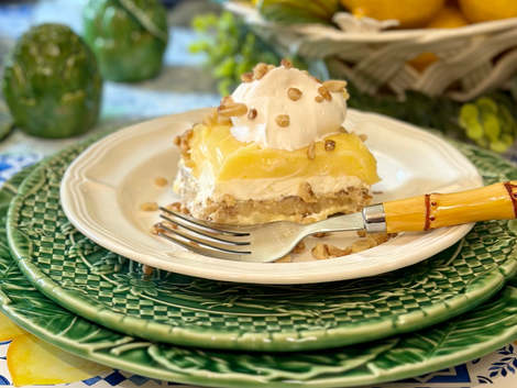 Luscious Low Carb, Low Sugar Lemon Lush