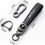 Thumbnail: Tesla Cybertruck 2024 Keychain Holder - Black Aluminum Alloy