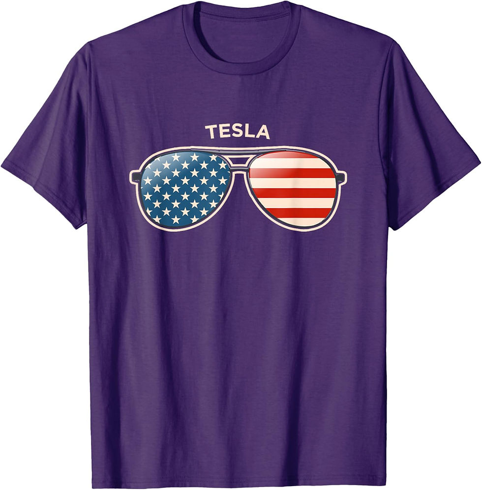 Thumbnail: Tesla WV Flag Sunglasses Tee