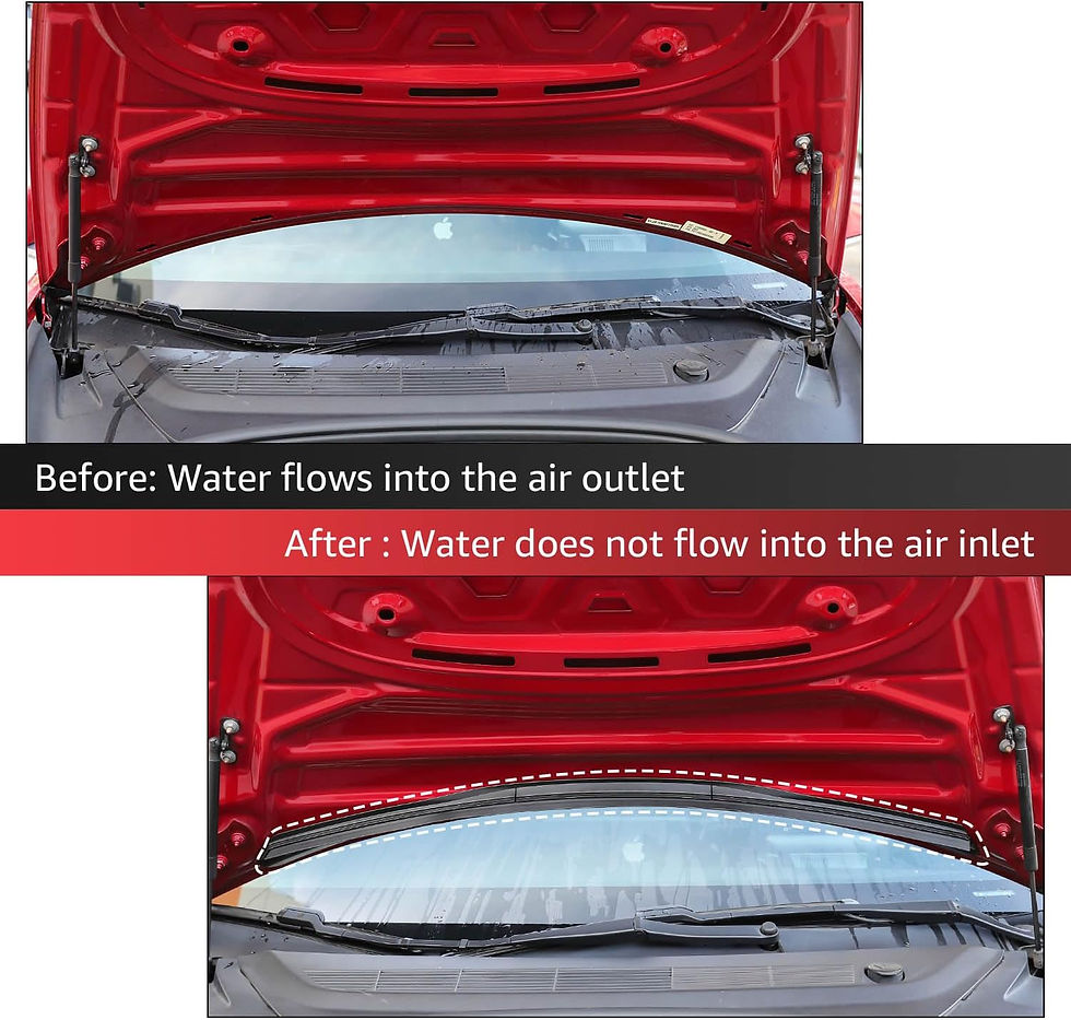 Thumbnail: Tesla Model 3 Front Hood Seal Strip 2020-2023 Weatherproof Rubber