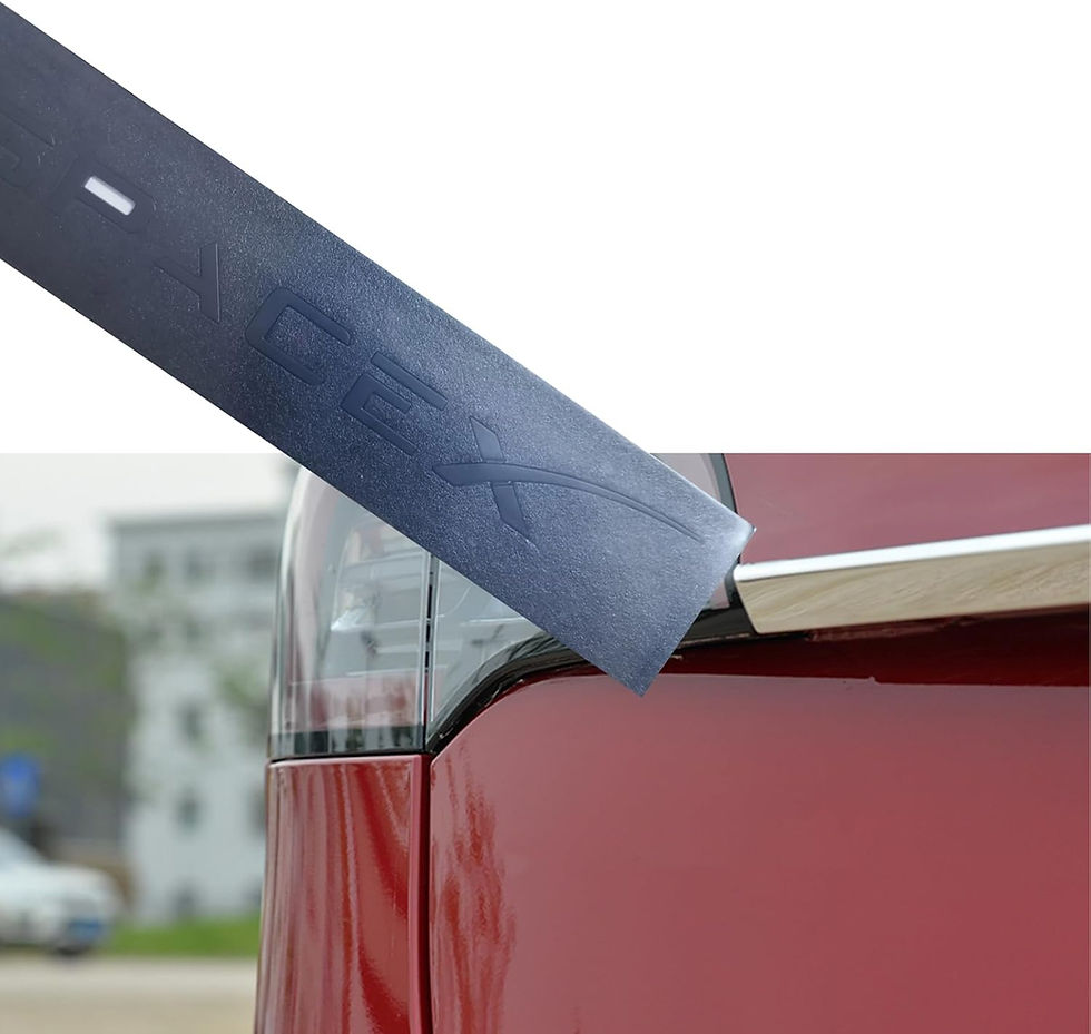 Thumbnail: Plaid Emblem Sticker for Tesla Model 3/Y/X/S Accessories