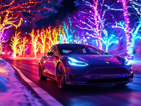 Tesla Unveils Festive Updates: Santa Mode and Rainbow Road Get Ambient Lighting Enhancements