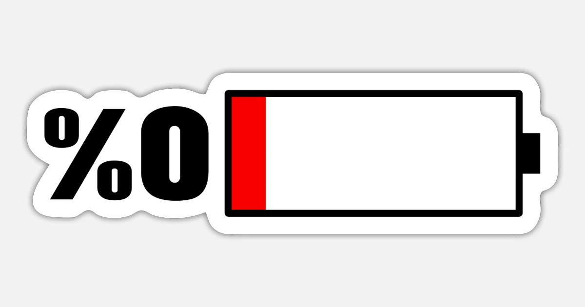 Battery at 0%