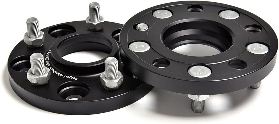 Thumbnail: Tesla Model 3 Hubcentric Wheel Spacers 15mm Black Aluminum (2 Pack)