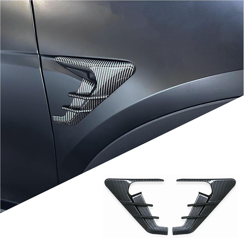 Thumbnail: Tesla Model 3/Y Side Camera Cover, Carbon Fiber, 2017-2023 Fit