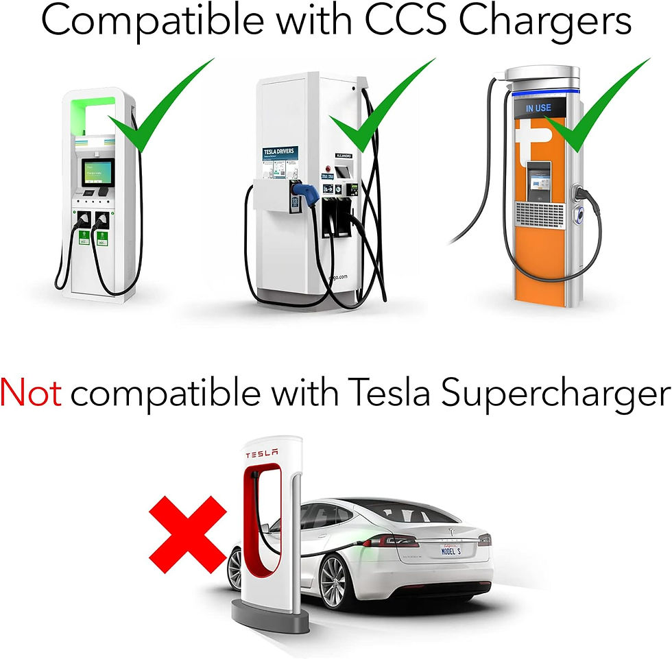 Thumbnail: Lectron CCS Adapter for Tesla - Fast Charging for Model 3, Y, S, X
