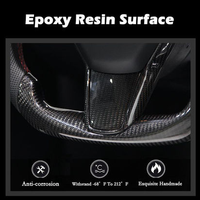 Customized Carbon Fiber Steering Wheel for Tesla Model 3 and Model Y