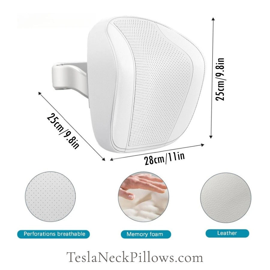 Thumbnail: Tesla Neck Pillow | Adjustable Luxury Headrest for Model 3/Y Dimensions