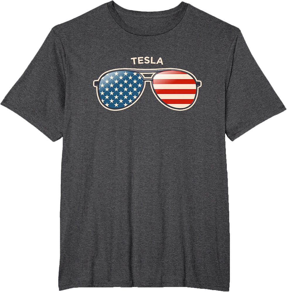 Thumbnail: Tesla WV Flag Sunglasses Tee