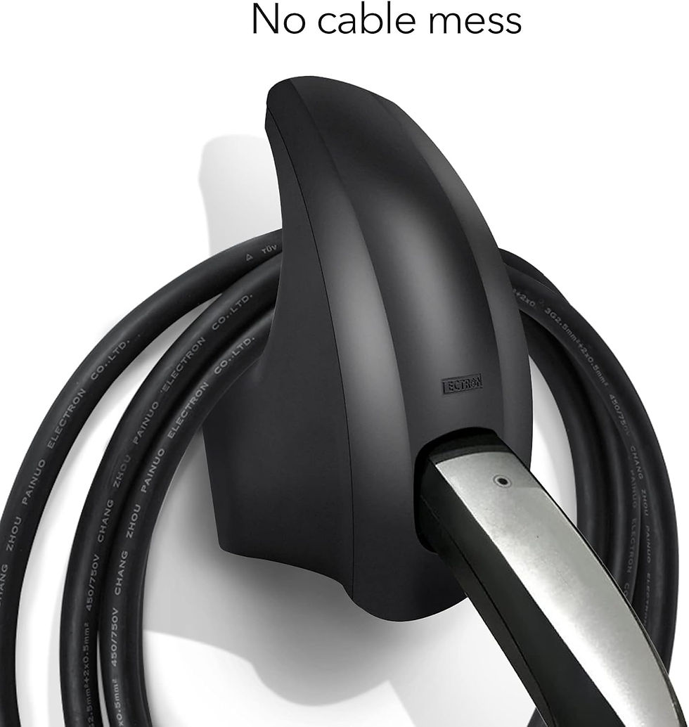 Thumbnail: Lectron Tesla Wall Charger Holder Black for Models X, S, Y, 3