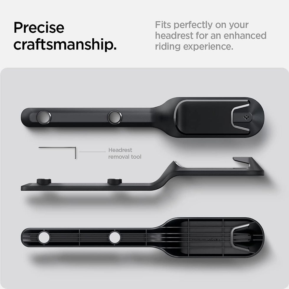 Thumbnail: Spigen Seatbelt Guide Holder for Tesla Model Y 2020-2024, 2-Pack