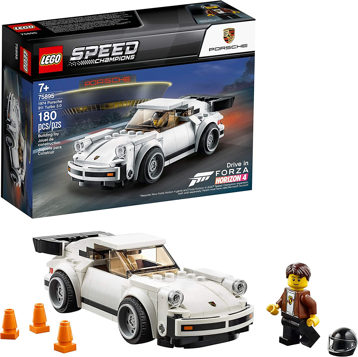 LEGO Speed Champions 1974 Porsche 911 Turbo 3.0 75895 Building Kit (180 Pieces)