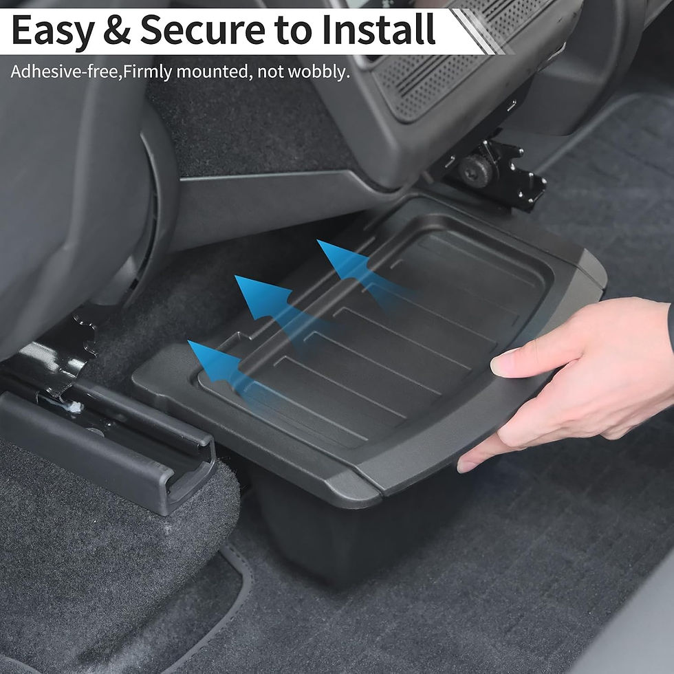 Thumbnail: Tesla Model Y Trash Can Set, Door Storage Bin, Black, 2-Pack