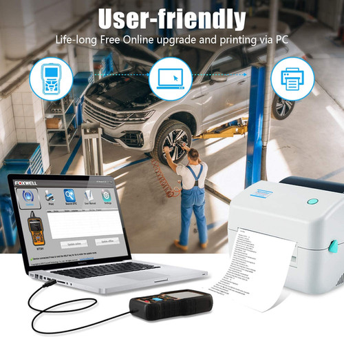 FOXWELL NT301 OBD2 Scanner compatible with Porsche Cars | Porsche