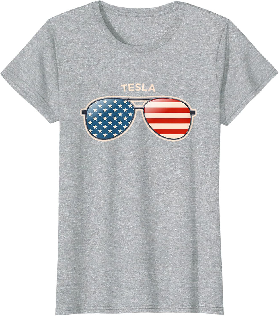 Thumbnail: Tesla WV Flag Sunglasses Tee