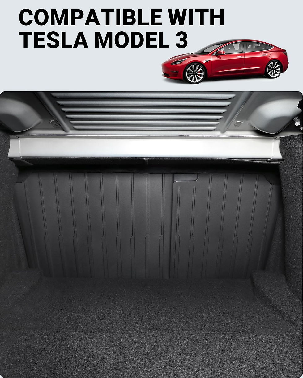 Thumbnail: Tesla Model 3 Rear Seat Back Covers TPE Waterproof Protectors 2017-2023