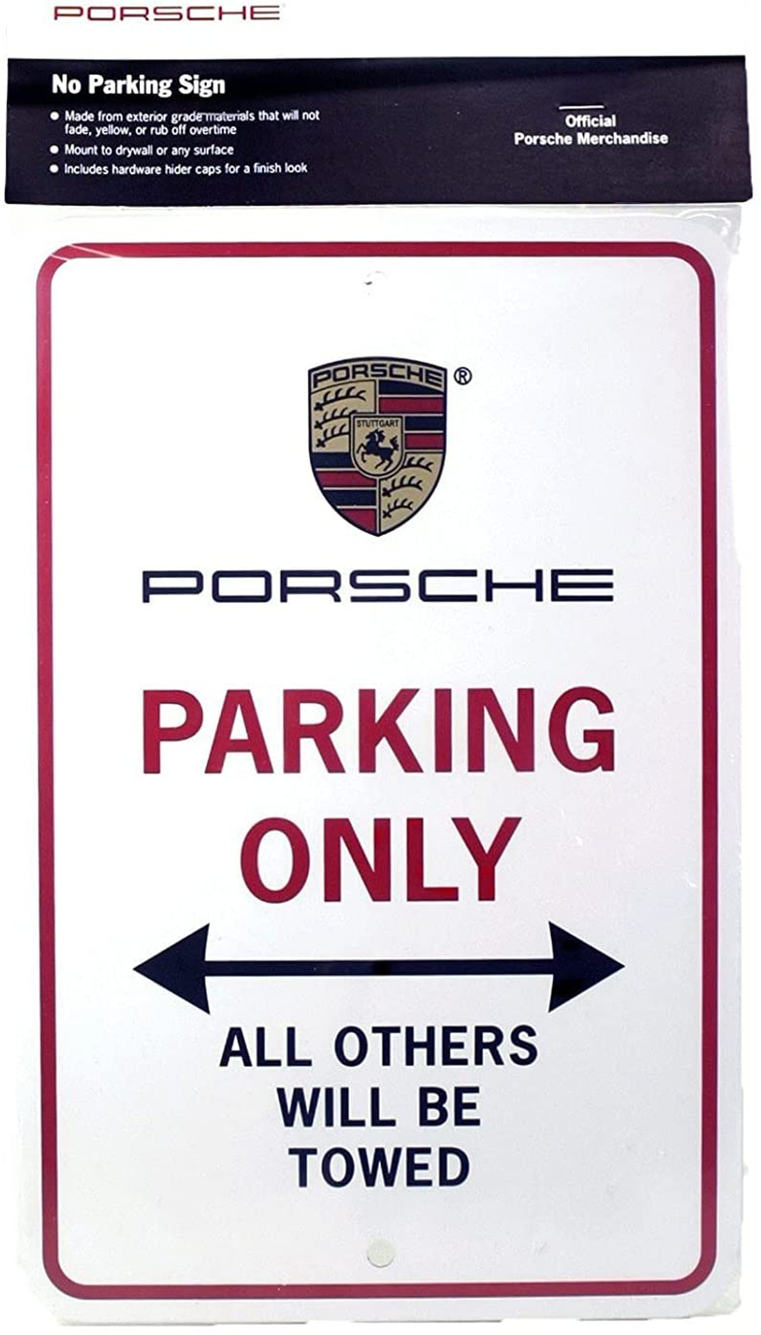Porsche Accessories | Porsche Parking Only Sign