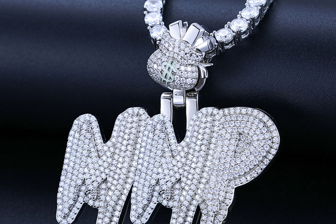 Custom Moissanite Pendant