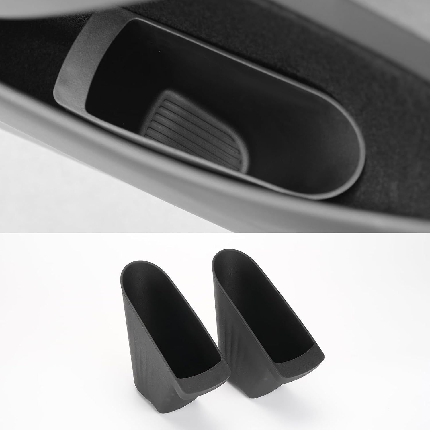 Tesla Model Y Rear Console Trash Can, Black (2025-2026)