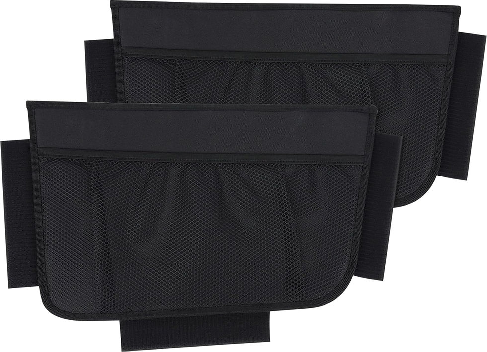 Tesla Model Y/3 Underfloor Trunk Organizer with Mesh Pockets (Set of 2)