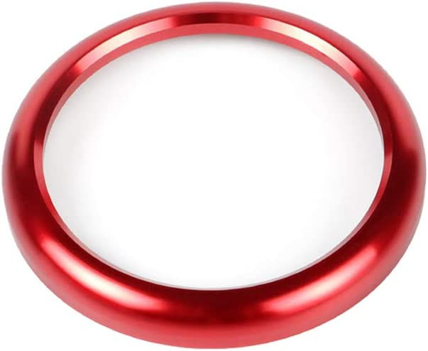 Thumbnail: Aluminum Dashboard Center Clock Cover in Red for Porsche Cars
