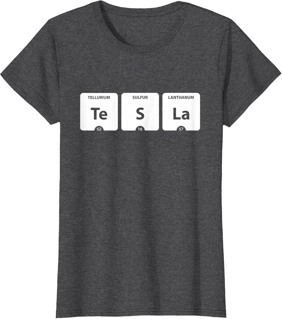 Thumbnail: Periodic Table Elements Te, S, La T-Shirt
