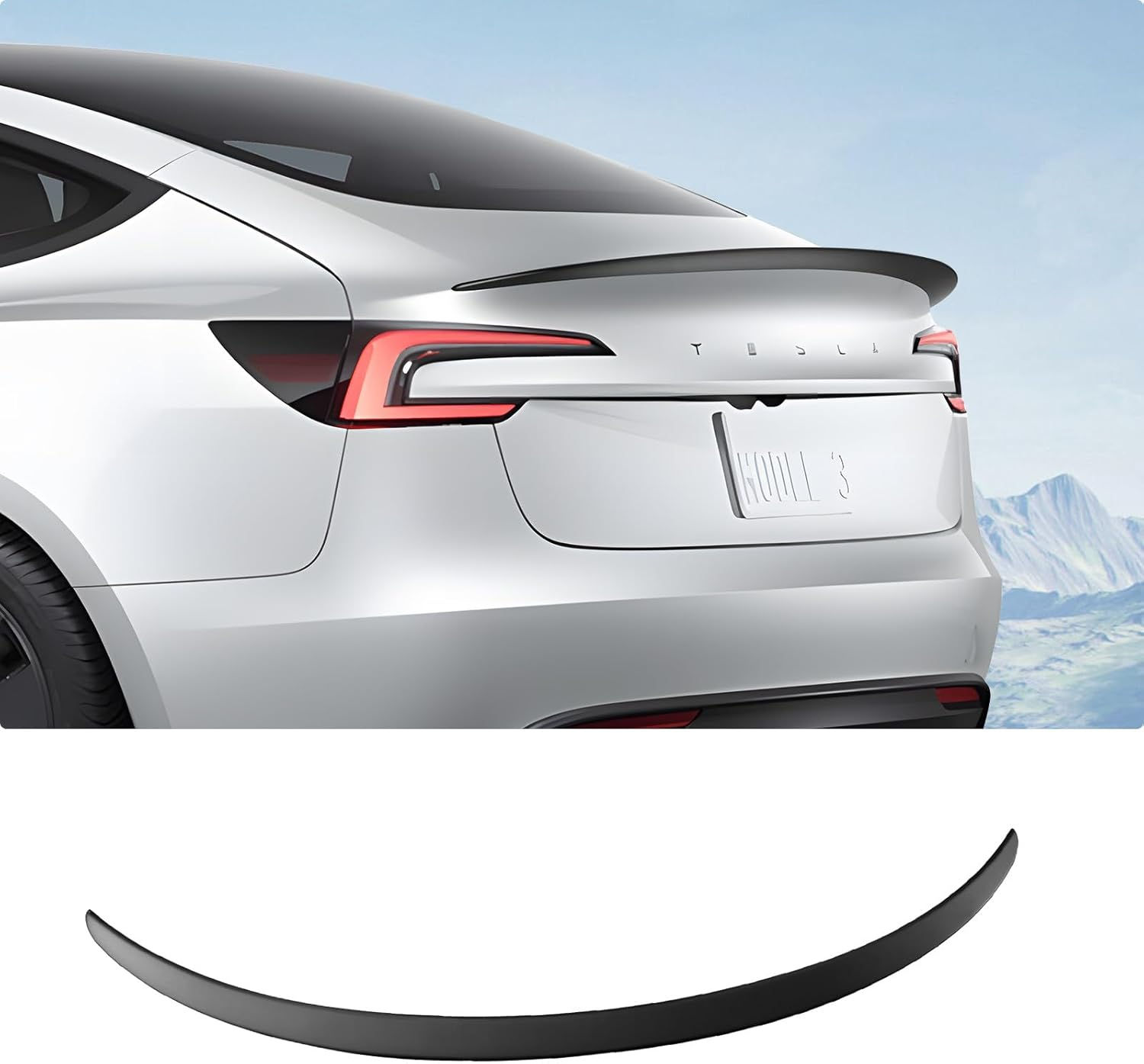 Carbon Fiber Spoiler for 2024-2025 Tesla Model 3