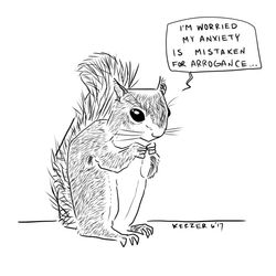 squirrel arrogance