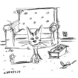 cat scribble