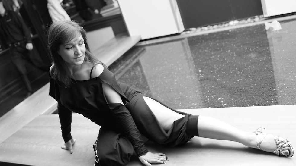 Thumbnail: Slit Sleeve Top and Long Slit Pants