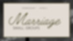 Marriage Small Groups