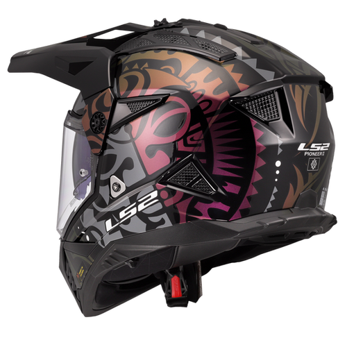 RANGI - GLOSS CHAMELEON BLACK - Blaze II | LS2 USA