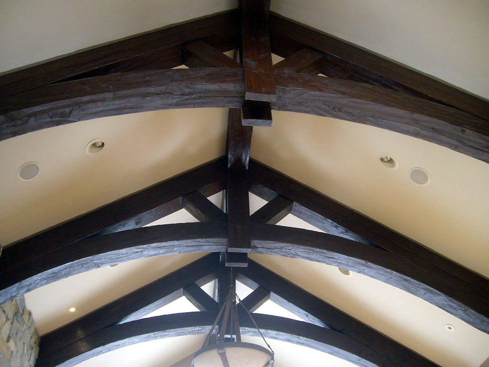 Interior Curved Timber Truss