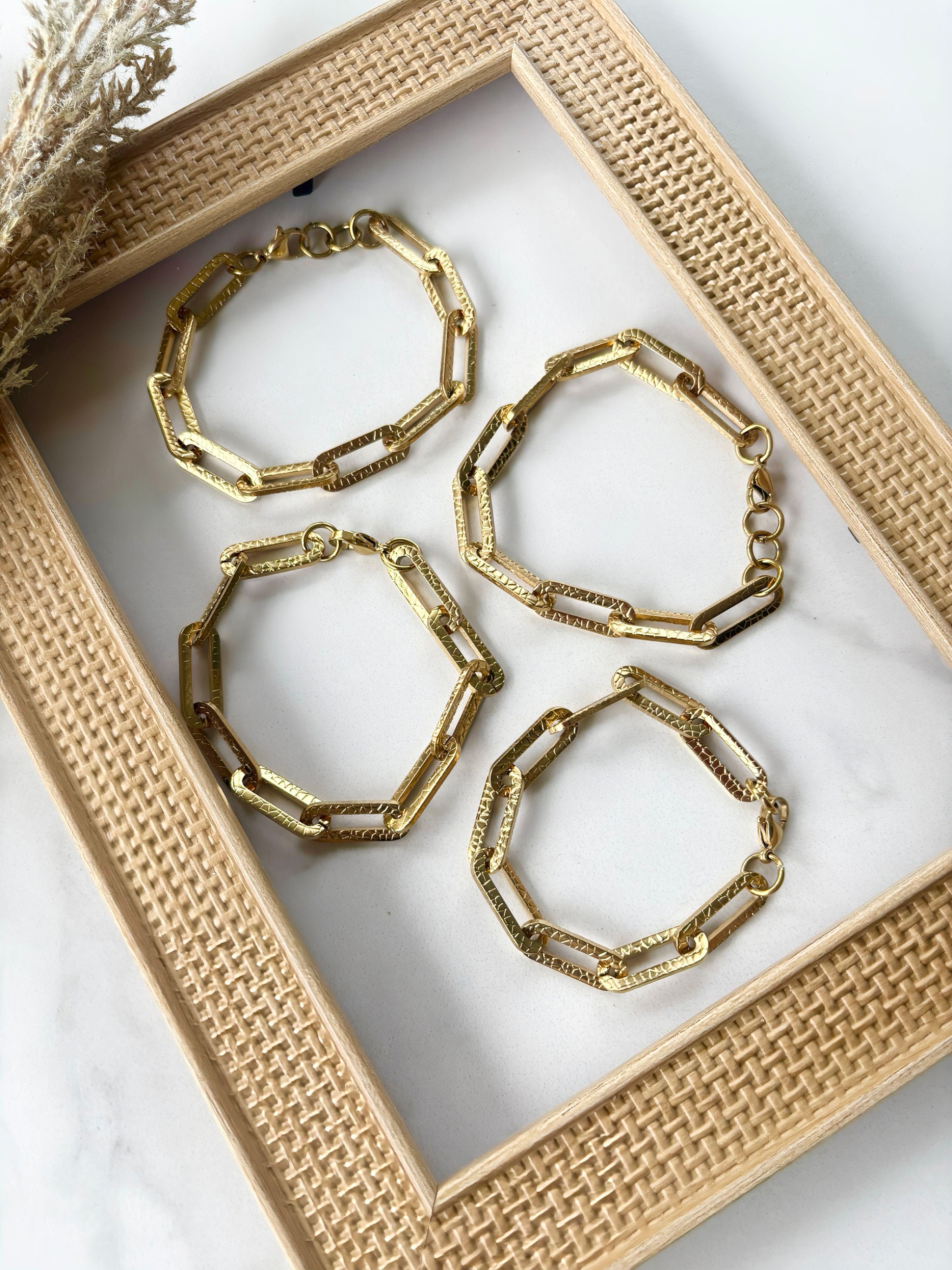 Chunky Paperclip Bracelet