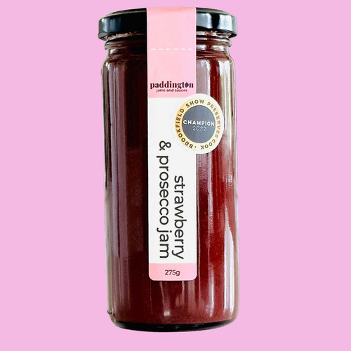 Strawberry & Prosecco Jam Paddington Jams