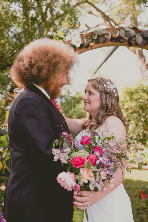 Richard and Vanessa. Beautiful garden Wedding, Featherson, Wairarapa. 